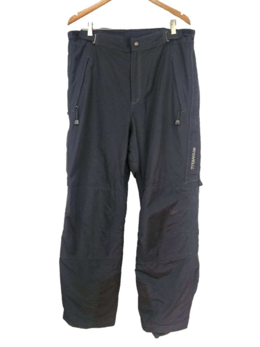 Columbia Titanium Snow Pants Mens L Black Omni Tech Insulated Ski Snowboard